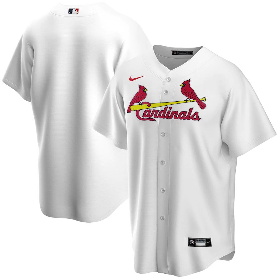 Mens St. Louis Cardinals Nike White Home Replica Team MLB Jerseys